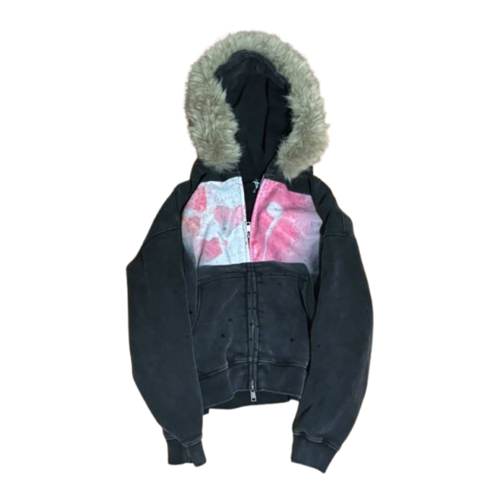 “Dual” Fur Zip-Up