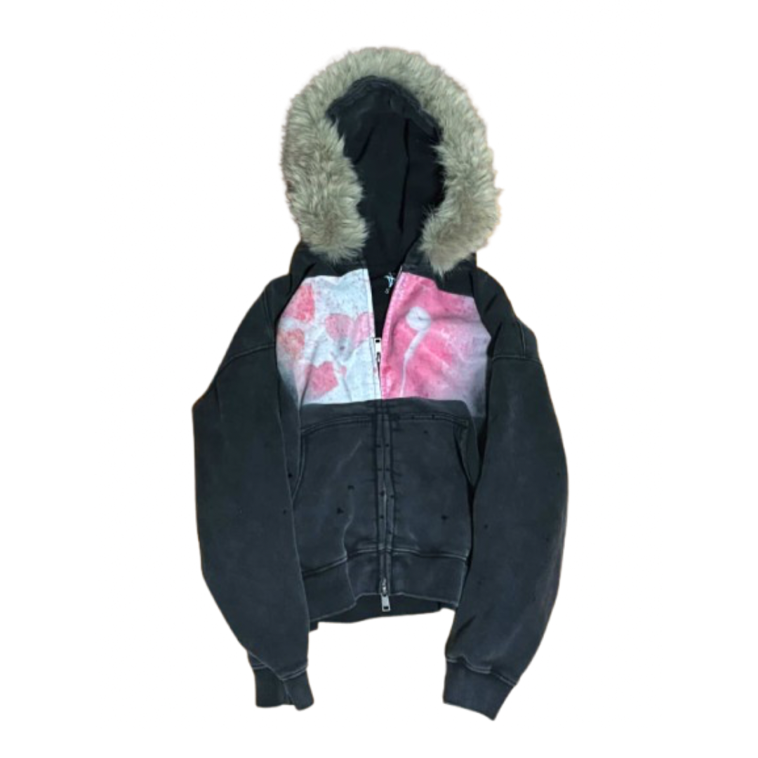 “Dual” Fur Zip-Up