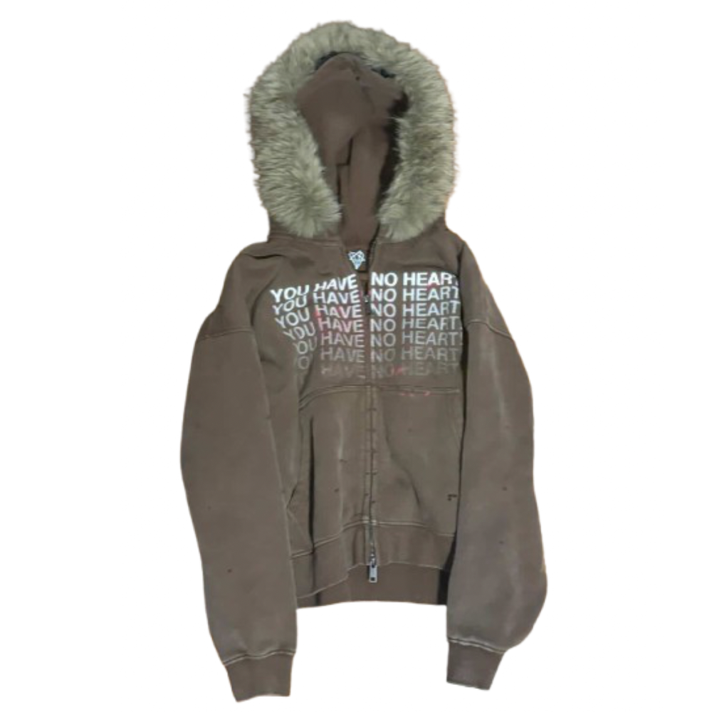 “Heartless” Fur Zip-Up