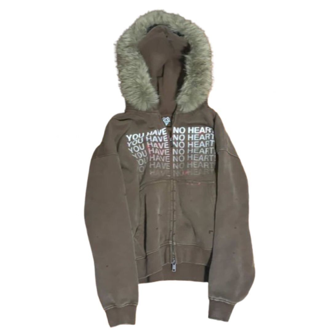“Heartless” Fur Zip-Up