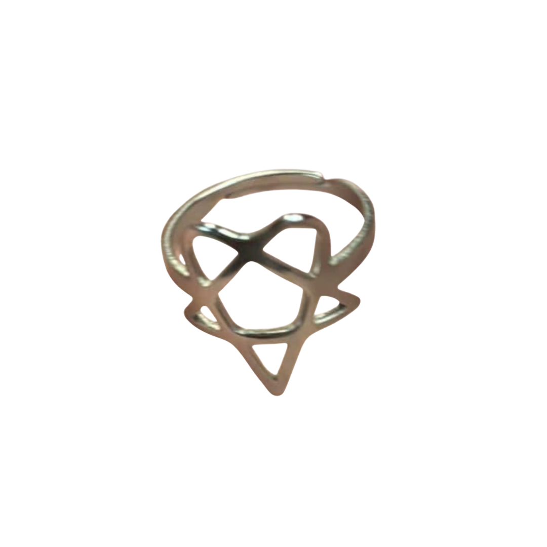 “Heartagram” Ring