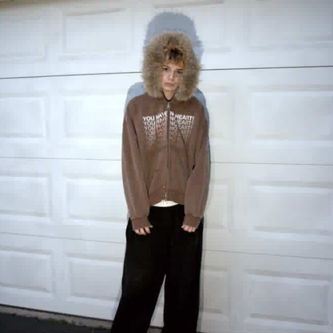 “Heartless” Fur Zip-Up