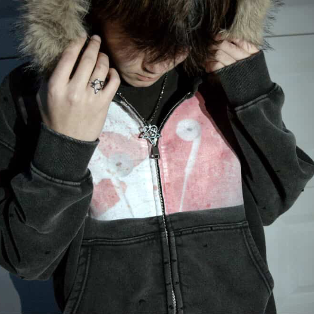“Dual” Fur Zip-Up